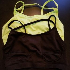 2 Fabletics Sevan Sports Bras, Large